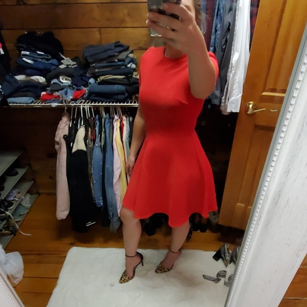 Opening Ceremony red skater dress